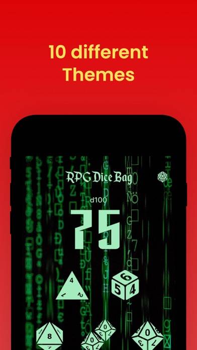 RPG Dice Bag: a simple roller App-Screenshot #5