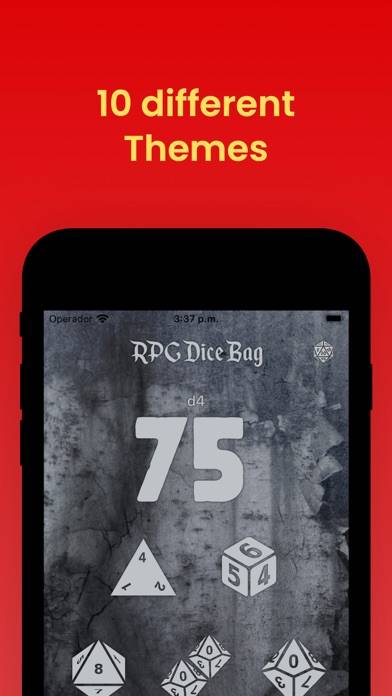 RPG Dice Bag: a simple roller App screenshot #6