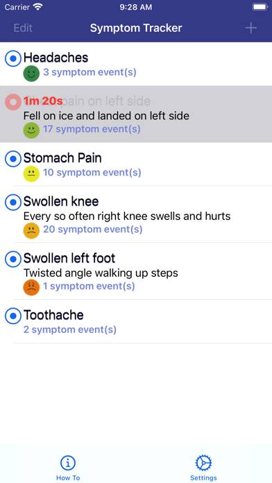 Symptoms Tracker App-Screenshot #3