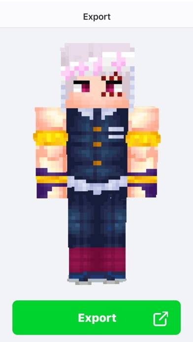 Skins skapare för Minecraft skärmdump av spelet