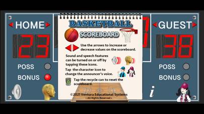Basketball Scoreboard Deluxe App screenshot #3