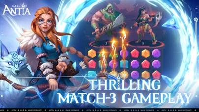 Call of Antia: Match 3 RPG Spiel-Screenshot