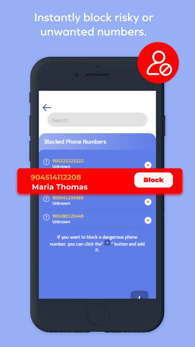 Secure Call Blocker App Capture d'écran de l'application #4