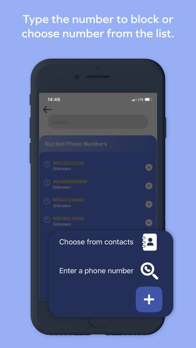 Secure Call Blocker App Capture d'écran de l'application #5