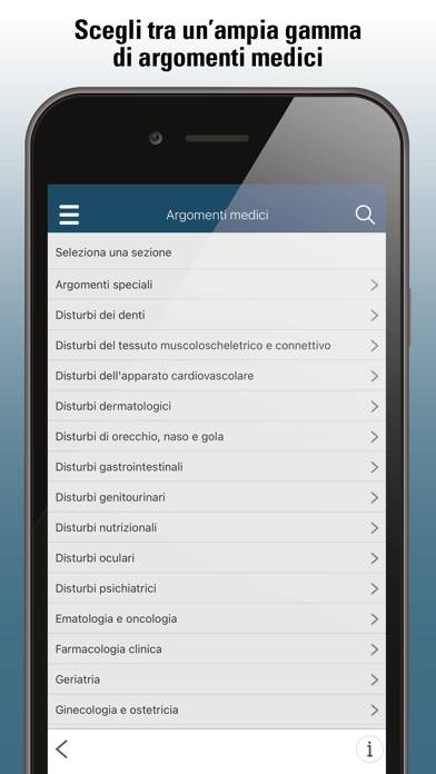 Manuale MSD Professionisti App screenshot #2