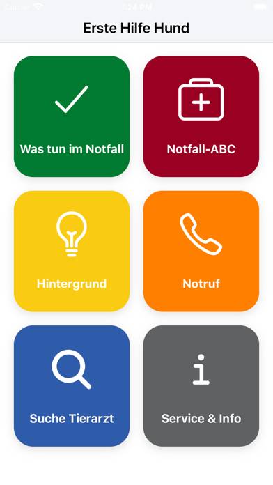 Erste Hilfe Hund App screenshot