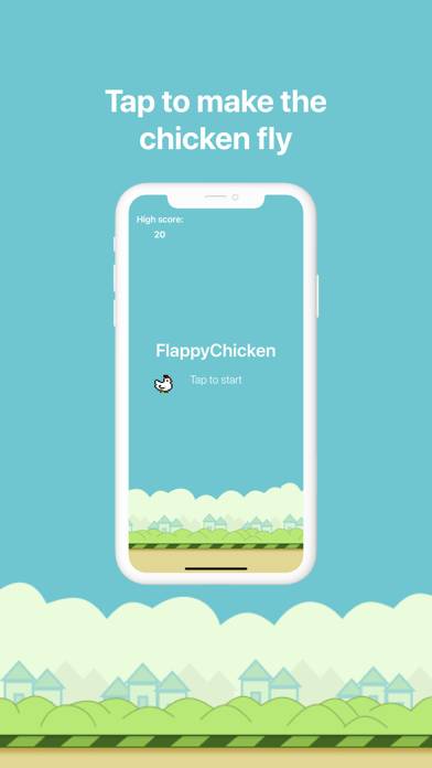 FlappyChicken game screenshot