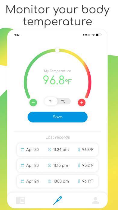 Real Thermometer plus Schermata dell'app #1