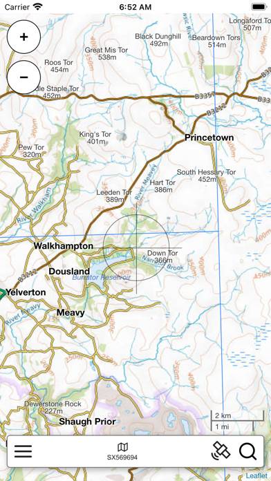Dartmoor Outdoor Map Pro Capture d'écran de l'application #3