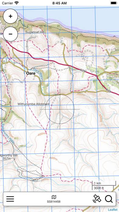 Exmoor Outdoor Map Pro Capture d'écran de l'application #3