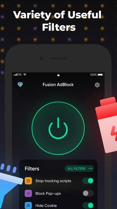 AdBlock Fusion Schermata dell'app #3