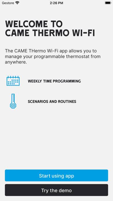 THermo WiFi immagine dello schermo