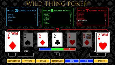 Wild Thing Poker App screenshot #4