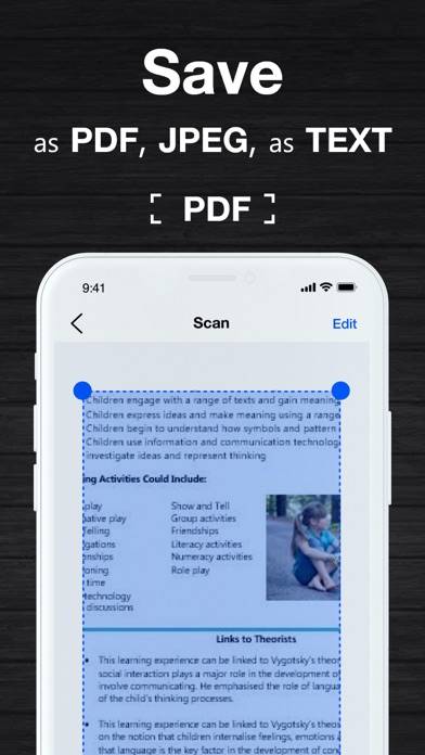 PDF Scanner：Document Scan&OCR Captura de pantalla de la aplicación #2