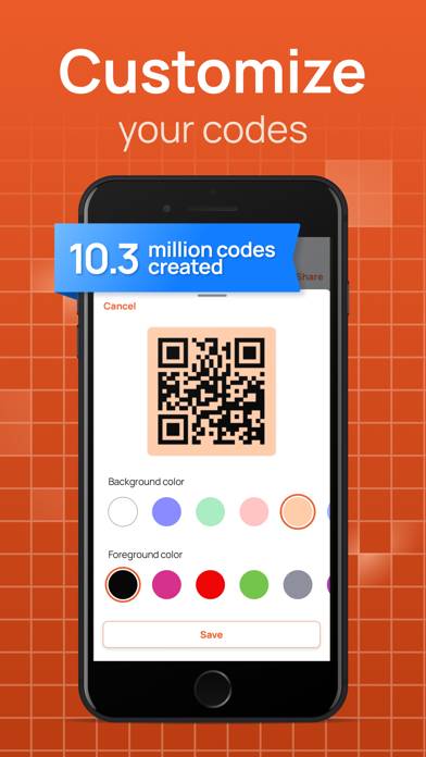 QR Code Reader＊Barcode Scanner App skärmdump #2