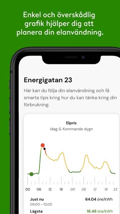 Göteborg Energi App skärmdump