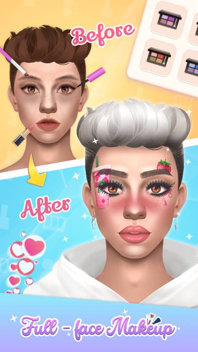 Makeup Stylist-Makeup Games Schermata dell'app #1