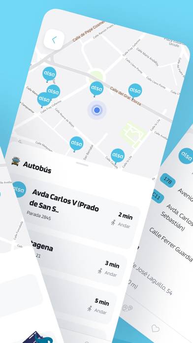 Alsa Mobi4U - Rutas en bus captura de pantalla