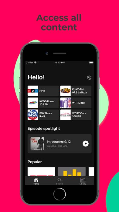 Radiolive · App skärmdump #2