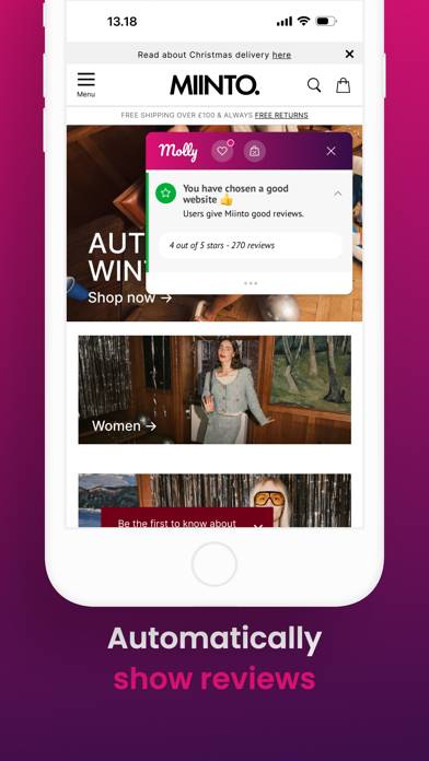 Molly Shopping Assistent App skärmdump #4