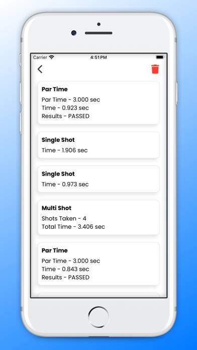 Shooting Range Shot Timer Schermata dell'app #3