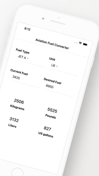 AvFuel Converter App screenshot #2