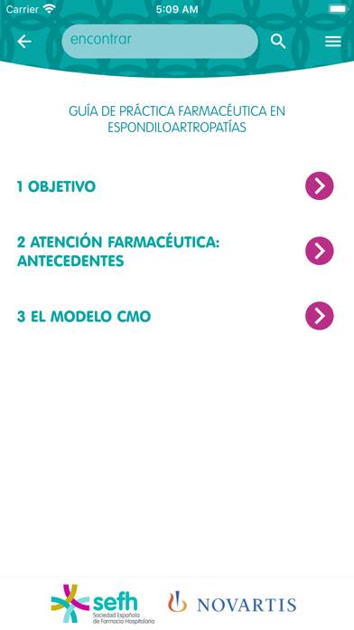 SEFH-Guías práct. farmacéutica Captura de pantalla de la aplicación #4