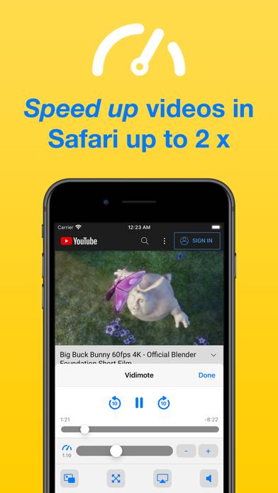 Vidimote for Safari App skärmdump #1