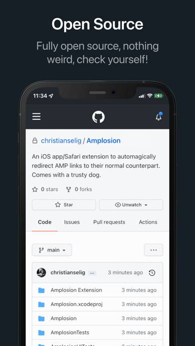 Amplosion: Redirect AMP Links Captura de pantalla de la aplicación #4