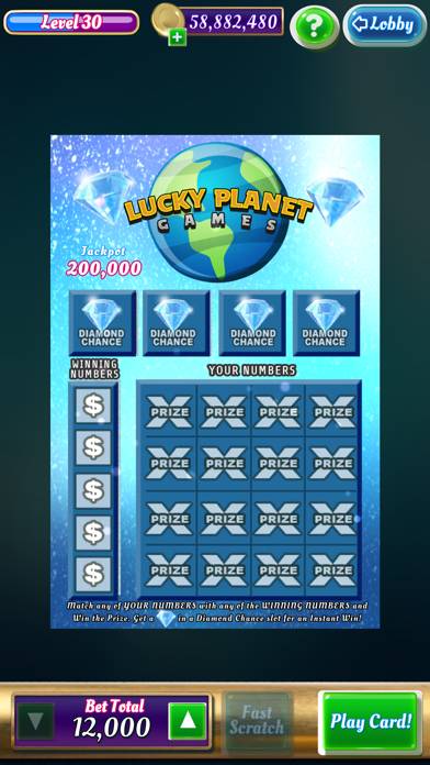 Scratch Off Lottery Casino Capture d'écran de l'application #1