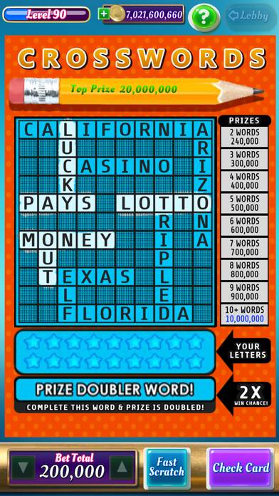 Scratch Off Lottery Casino App screenshot #2