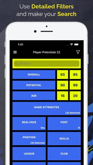 Player Potentials 24 Uygulama ekran görüntüsü #1