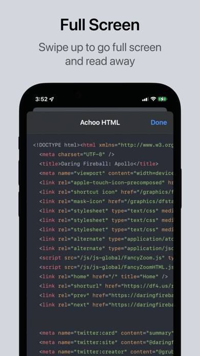 Achoo HTML Viewer & Inspector App screenshot #2