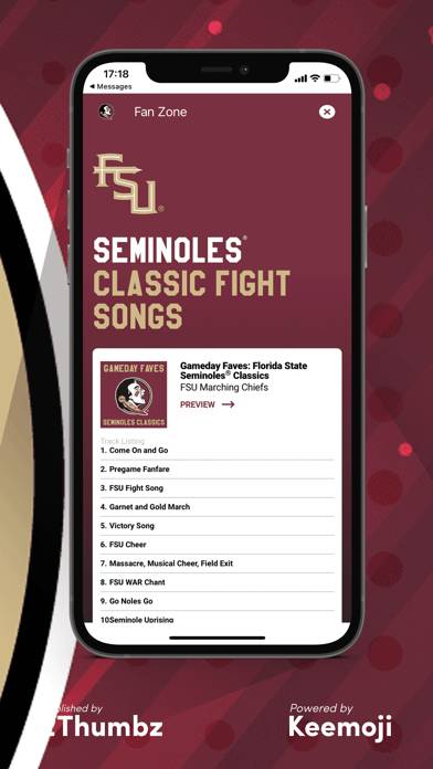 FSU Seminoles Keyboard App screenshot #3