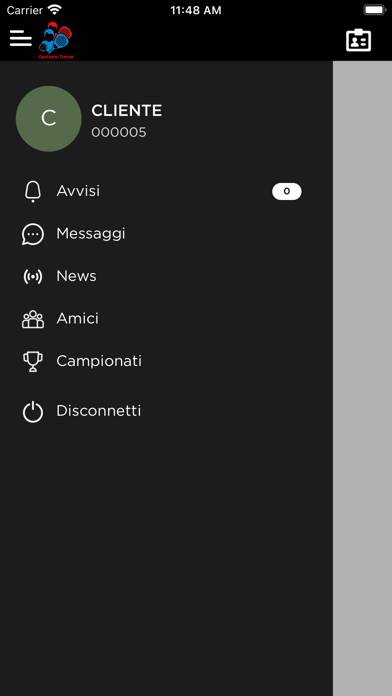 PIC Prenota il Campo Schermata dell'app