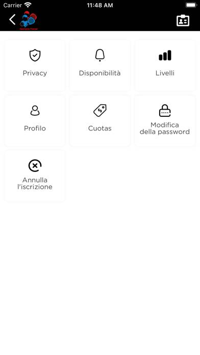 PIC Prenota il Campo Schermata dell'app