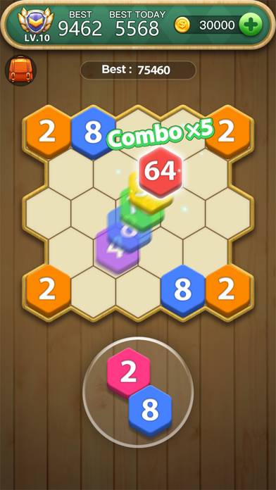 Hexa Number Puzzle App screenshot #2