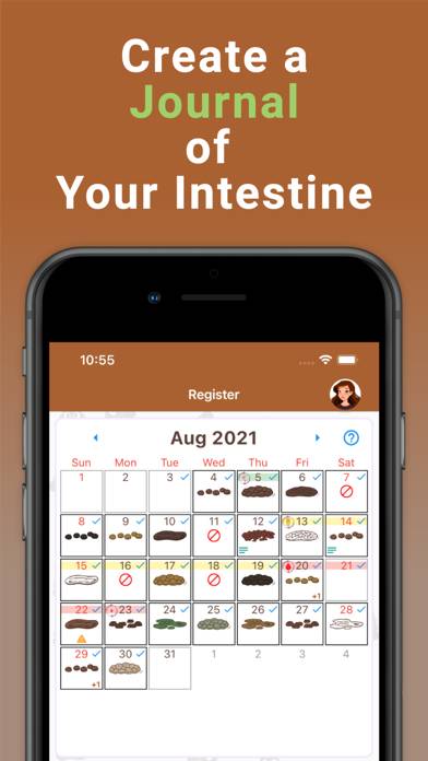 Happy Poop: Toilet Journal Log App screenshot #1