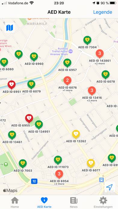 TEAM BAYERN Lebensretter App-Screenshot