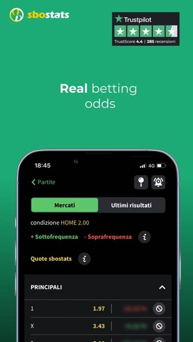 Sbostats: live, stats and odds Schermata dell'app #5