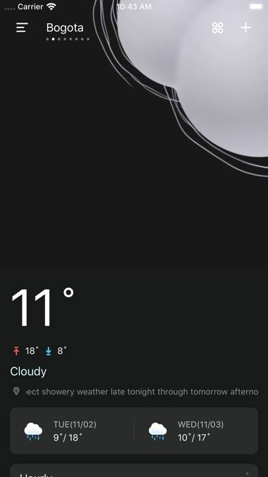 Weather Forecast Live: WeaDrop Uygulama ekran görüntüsü #2
