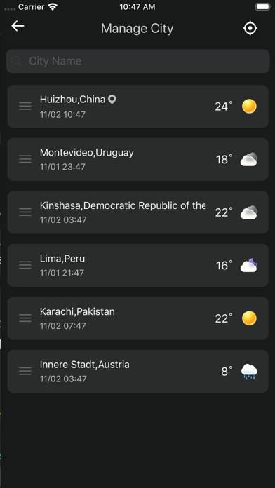 Weather Forecast Live: WeaDrop Uygulama ekran görüntüsü #5