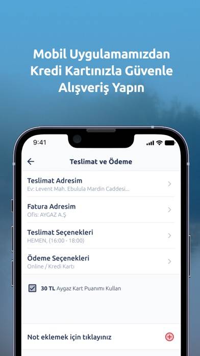 Aygaz Mobil App screenshot #3