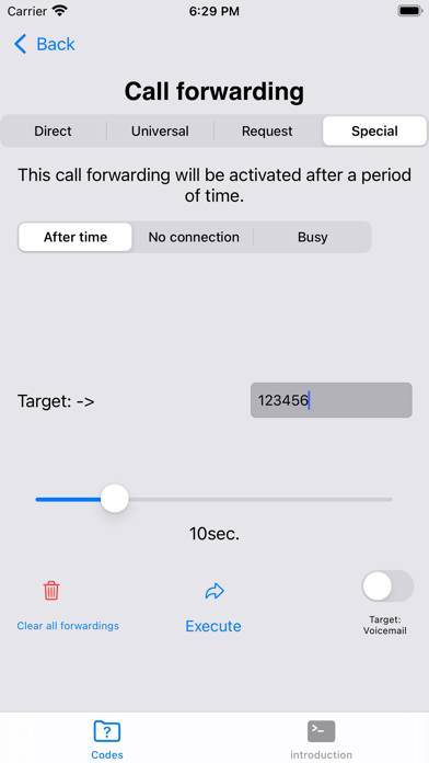 Call forwarding plus App screenshot #2