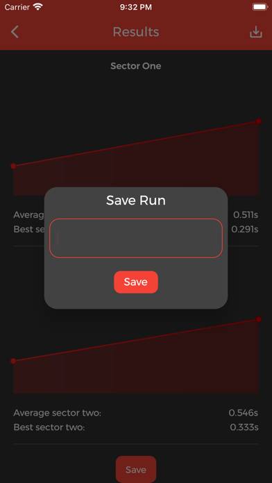 Racing Stopwatch Schermata dell'app