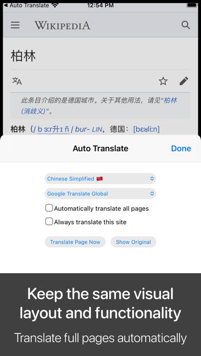 Auto Translate for Safari App screenshot #2