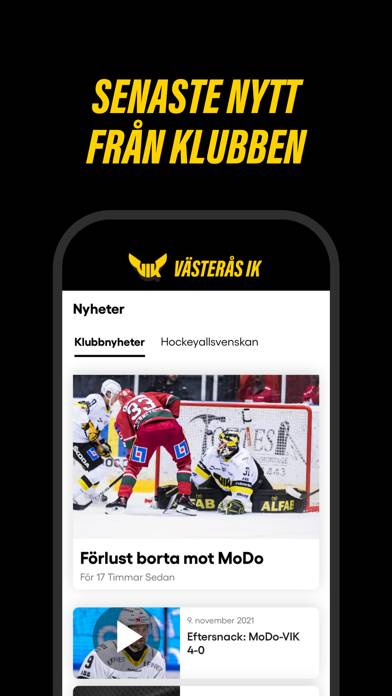 Vik App skärmdump