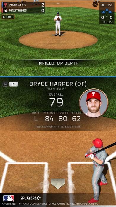 MLB Tap Sports Baseball 2022 Uygulama ekran görüntüsü #5