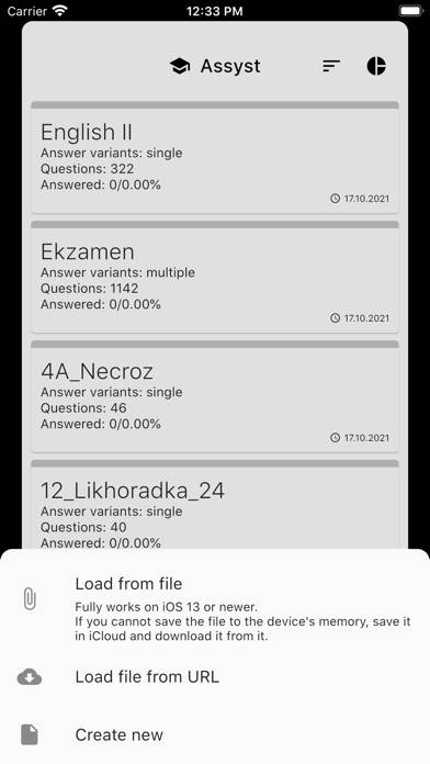 Assyst – testing and exams App screenshot #2