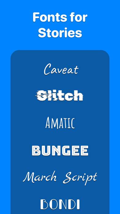 Fonts for Stories and Chats App screenshot #1
